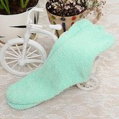 Fluffy sokken - Fluffy sokken dames- Warme sokken dames - Huissokken dames - Bedsokken - Huissokken kinderen - Huissokken - Huis sokken - Badstof sokken - verwarmde sokken - Mintgroen - Winte