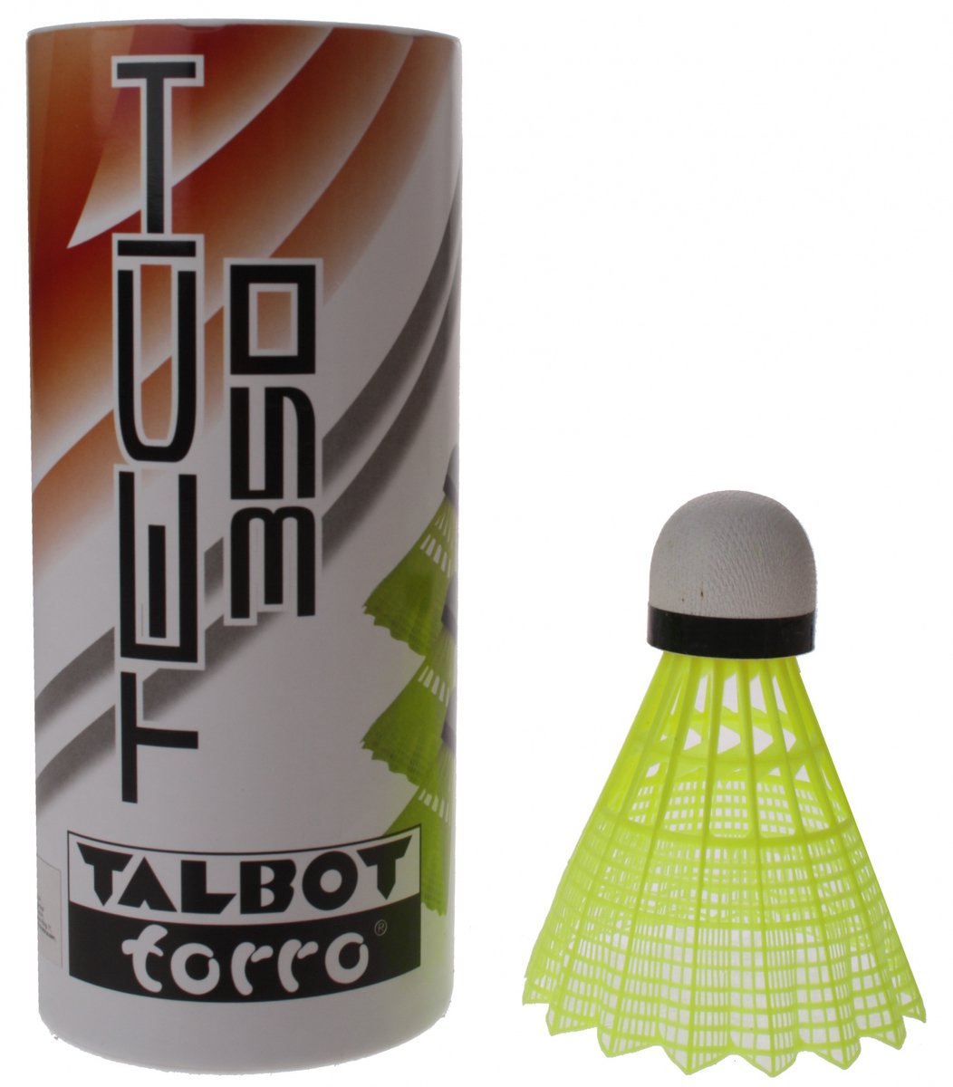 Talbot Torro Badminton Shuttles Tech 350 Geel/groen 3 Stuks