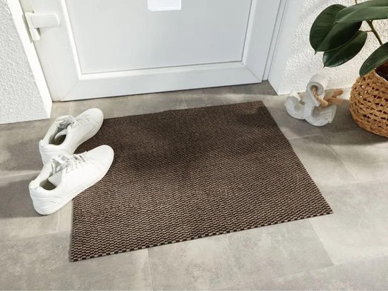 tapis d'entrée marron | tapis - paillasson - tapis de séchage - aussi pour  l'intérieur | bol.com
