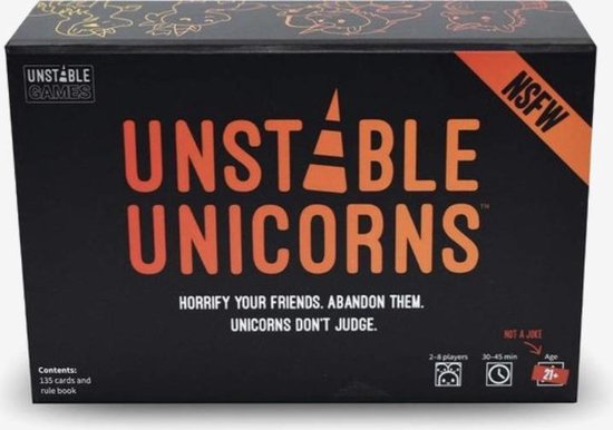 Afbeelding van het spel Unstable Unicorns NSFW, Engelstalig kaartspel