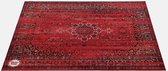 DRUMnBASE Vintage Persian Black Red 185x160 - Stage mat / Drummat