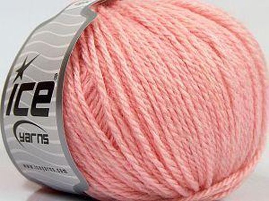 gek huwelijk klassiek Roze baby alpaca wol breien – breiwol kopen garen alpacawol gemengd met  viscose wol en... | bol.com