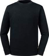 Russell Volwassenen Unisex Pure Organic Reversible Sweatshirt (Zwart)