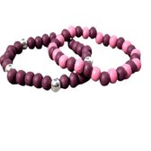 Little Bijoux armband-Beads Purple