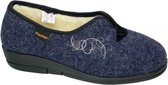 Fischer -Dames -  blauw - pantoffels - maat 40