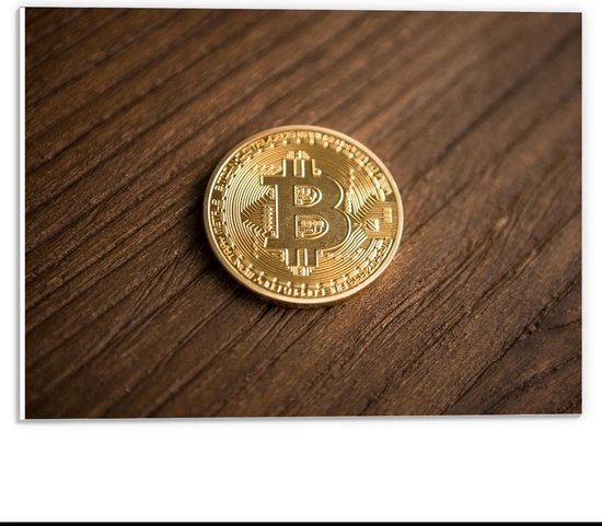 Forex - Bitcoin Munt - 40x30cm Foto op Forex
