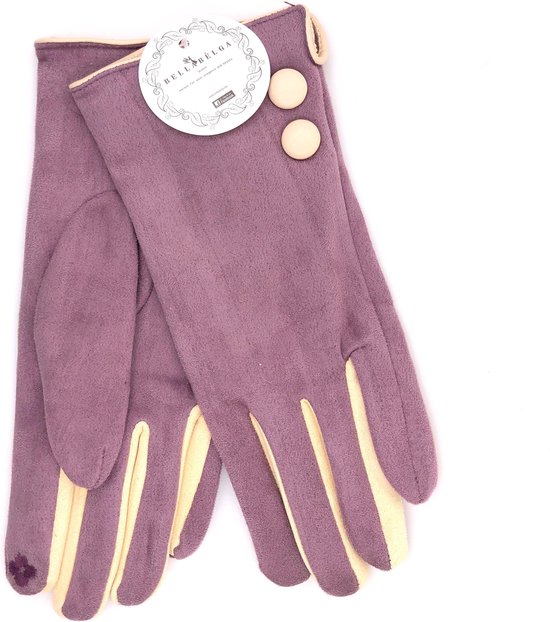 Winter handschoenen Bella van BellaBelga - paars