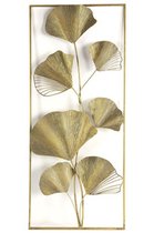 Wanddecoratie Gouden Bladeren | 40 x 5 x 93 cm