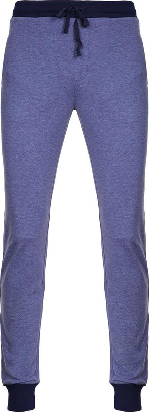 La-V pyjamabroek van sweatsof voor heren Blauwe jean XL