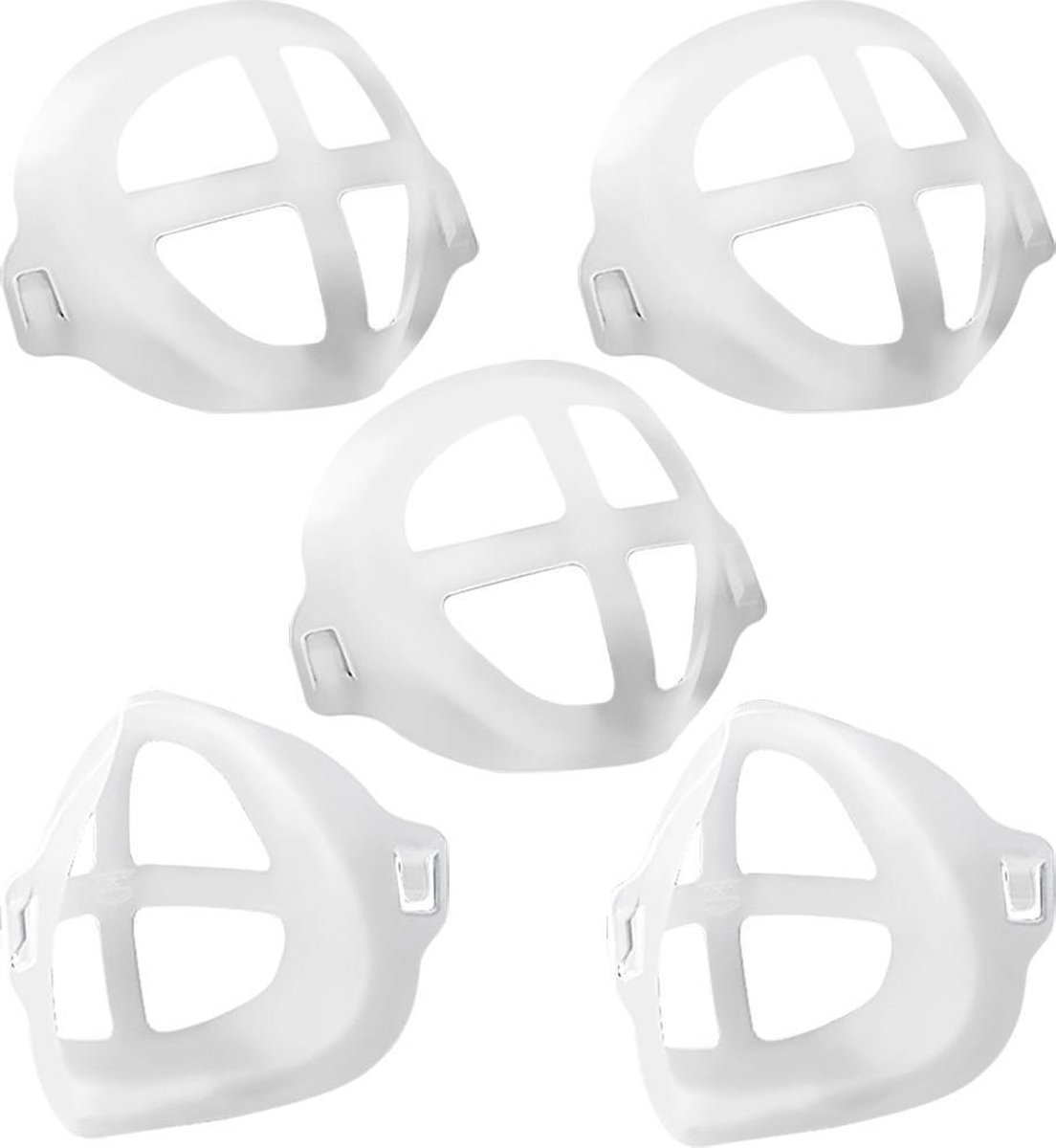 Transparante mondmasker - Keuken mondmasker - Transparante mondkapje - Plastic Mondmasker - Merkloos