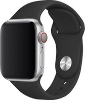 Sportbandje ook geschikt voor Apple Smartwatch 38/40 mm S/M – YOUNIQ – Zwart – iWatch Series 1/2/3/4/5/6/SE - Horloge Band Strap ook geschikt voor Apple watch