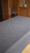 Jacquard Geweven Gecoat Luxe Tafellaken - Tafelzeil - Tafelkleed – Washington Taupe - Grijs - Rechthoekig - 140 cm x 220 cm