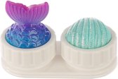 lenzenbakje Zeemeermin staart lenzenhouder contactlenzen bakje