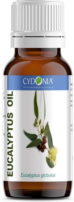 Cydonia Eucalyptus olie - Etherische olie - Biologisch - Stimulerend - Luchtzuiverend - Luchtwegen - Vermoeidheid -Immuunsysteem - Vrij van insecten - Massage