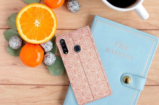 Coque Smartphone Samsung Galaxy A20s Motif Coque Mobile Orange