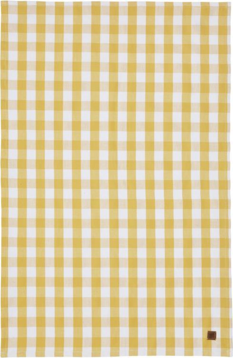 Ulster Weavers gingham geel theedoek