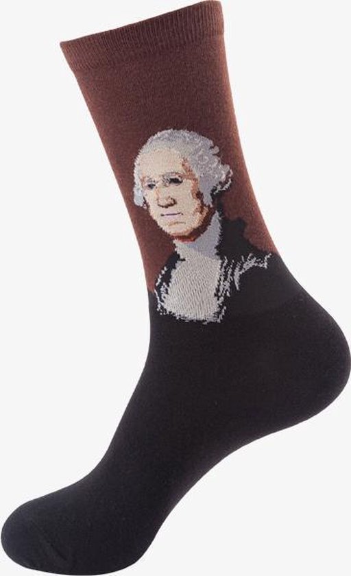 Kunstzinnige sokken - George Washington - one size / fits all