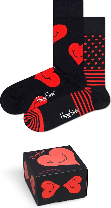 Happy Socks Valentine Giftbox 2P- Maat 41-46 | bol.com