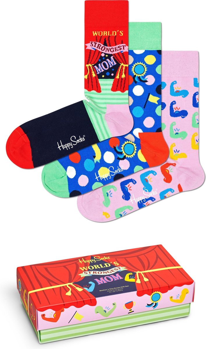 Happy Socks MARVEL™ AVENGERS GIFT SET UNISEX 6 PACK - Chaussettes - black/multicolore Happy Socks MARVEL™ AVENGERS GIFT SET UNISEX 6 PACK - Chaussettes - black/multicolore