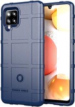 Samsung Galaxy A42 Hoesje Shock Proof Rugged Shield Blauw