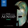 Audiolivre 'The Aeneid' de Virgil, lu par David Collins. Avec une image d'un casque grec antique.