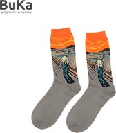 Sokken met De Schreeuw - Munch - Unisex - Origineel en Leuk Cadeau!
