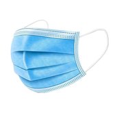 Mondkapjes 50 stuks mondmasker 3-laags niet medisch Blauw