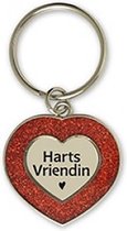 Glitter Sleutelhanger - Hartsvriendin