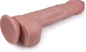 Take Toys® -  Realistische dildo met zuignap - met grote balzak - Ook voor anaal gebruik