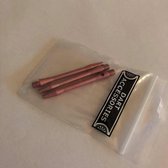 Aluminium Shafts Medium Roze 3 stuks LAATSTE SETS!!