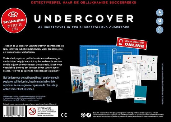 Thumbnail van een extra afbeelding van het spel Undercover - Detectivespel