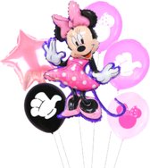 Minnie Mouse Ballonnen - Disney - Ballonnen Verjaardag - Helium Ballonnen - Folieballon - 7 st