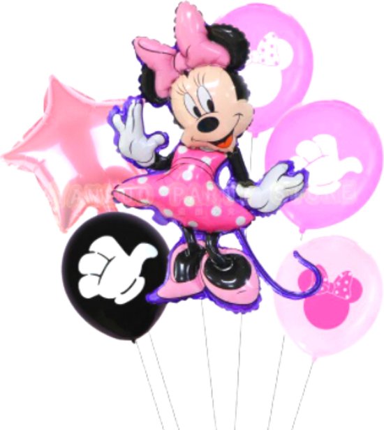 Minnie Mouse Ballonnen - Disney - Ballonnen Verjaardag Helium Ballonnen -... | bol.com
