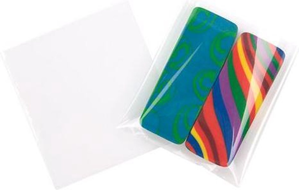 Plastic Bags 6x22 cm Transparent (100 pieces)