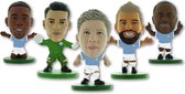 Voetbalpoppetjes 5-pack Manchester City ⚽ Kevin de Bruyne ⚽ Sergio Aguëro ⚽ Gabriel Jesus ⚽ Ederson ⚽ Raheem Sterling