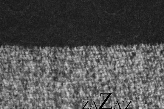 Foulard noir - matières naturelles - allongé - épais et chaud