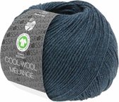 Cool Wool Melange GOTS 0111 Kleur: Zwart blauw gevlekt