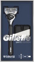 Gillette - Fusion Proshield Black Set - Dárková sada pro muže -