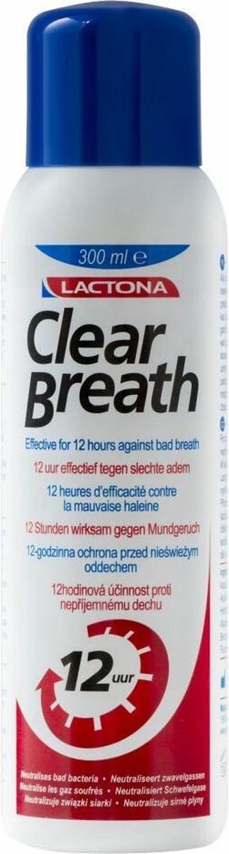 12x Lactona Mondspoeling Clear Breath 300 ml