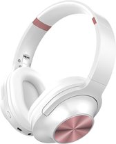 Koptelefoon - Aigi Moski - Draadloos - Bluetooth - On Ear - Wit/Roze
