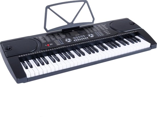 Fazley FKB-050 Keyboard Piano - 61 Toetsen - Met microfoon - Voor beginners - Zwart