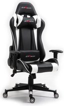 GTRacer Pro Special - E-Sports - Game stoel - Ergonomisch - Bureaustoel - Verstelbaar - Racing - Gaming Chair - Zwart / Wit