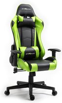 GTRacer Pro - Game Stoel - Gaming Stoel - Ergonomische Bureaustoel - Gamestoel - Verstelbaar - Gaming Chair - Zwart / Groen