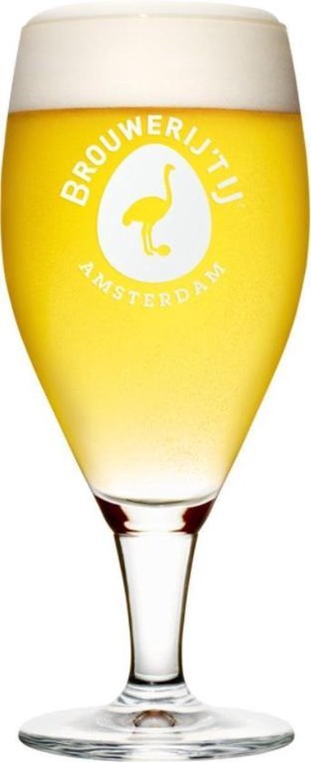 Brouwerij 't IJ speciaal bierglas - 30cl - 1 stuks - voetglas | bol.com