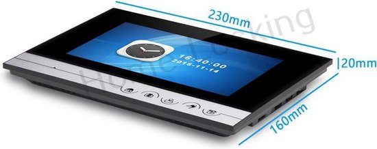 Home-Locking complete deur intercom/videofoon met 1 binnen paneel.DT-2211-1-1 — afbeelding 5