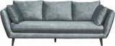 3-zits bank Runda | velours Adore Steel grijs 149