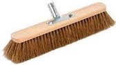 Street Sweeper Kokos 100 cm - Avec support de poignée en métal - Incl. manche en bois 140 cm