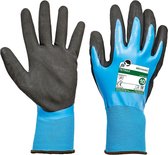 Vloeistofdichte handschoen met grip Tetrax maat 7/S - 6 paar