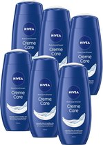 NIVEA Crème Care - 6 x 400 ml - Voordeelverpakking - Douchecrème