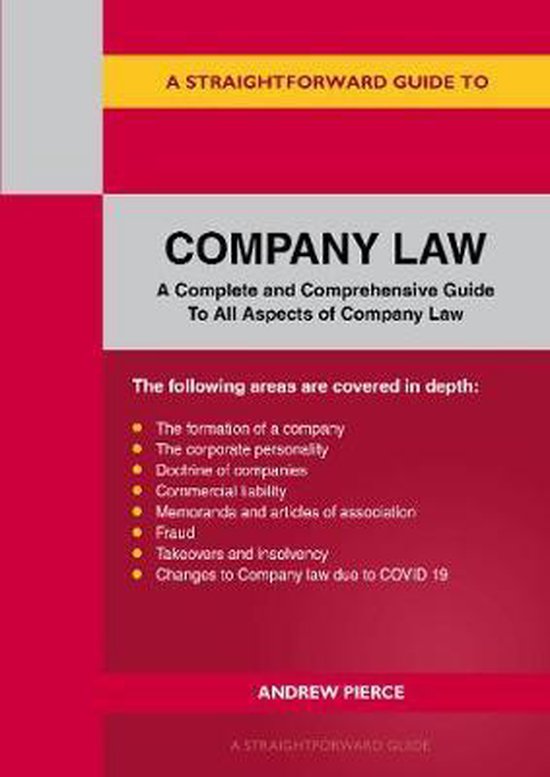 Company Law 9781913776374 Andrew Pierce Boeken